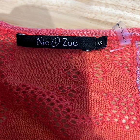 NIC+ZOE Red and Purple Open-Front Cardigan - Picture 5 of 8